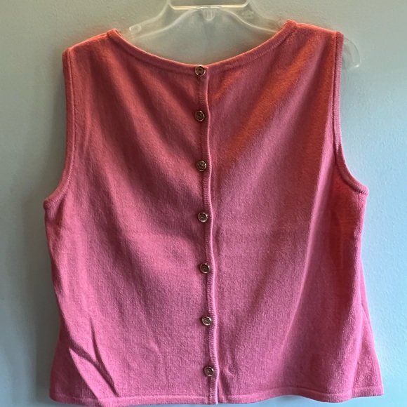 St John knit button back top - Picture 1 of 8